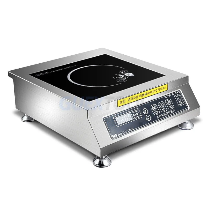 4200W Induction Cooker Flat Cooktop Commercial Cooking Machine Hot Pot Fry Soup Cooking Stove Induction Cooker