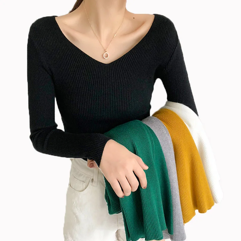 Женские Вязаные Рубашки осенние женские рубашки с длинным рукавом 2019 | Женская