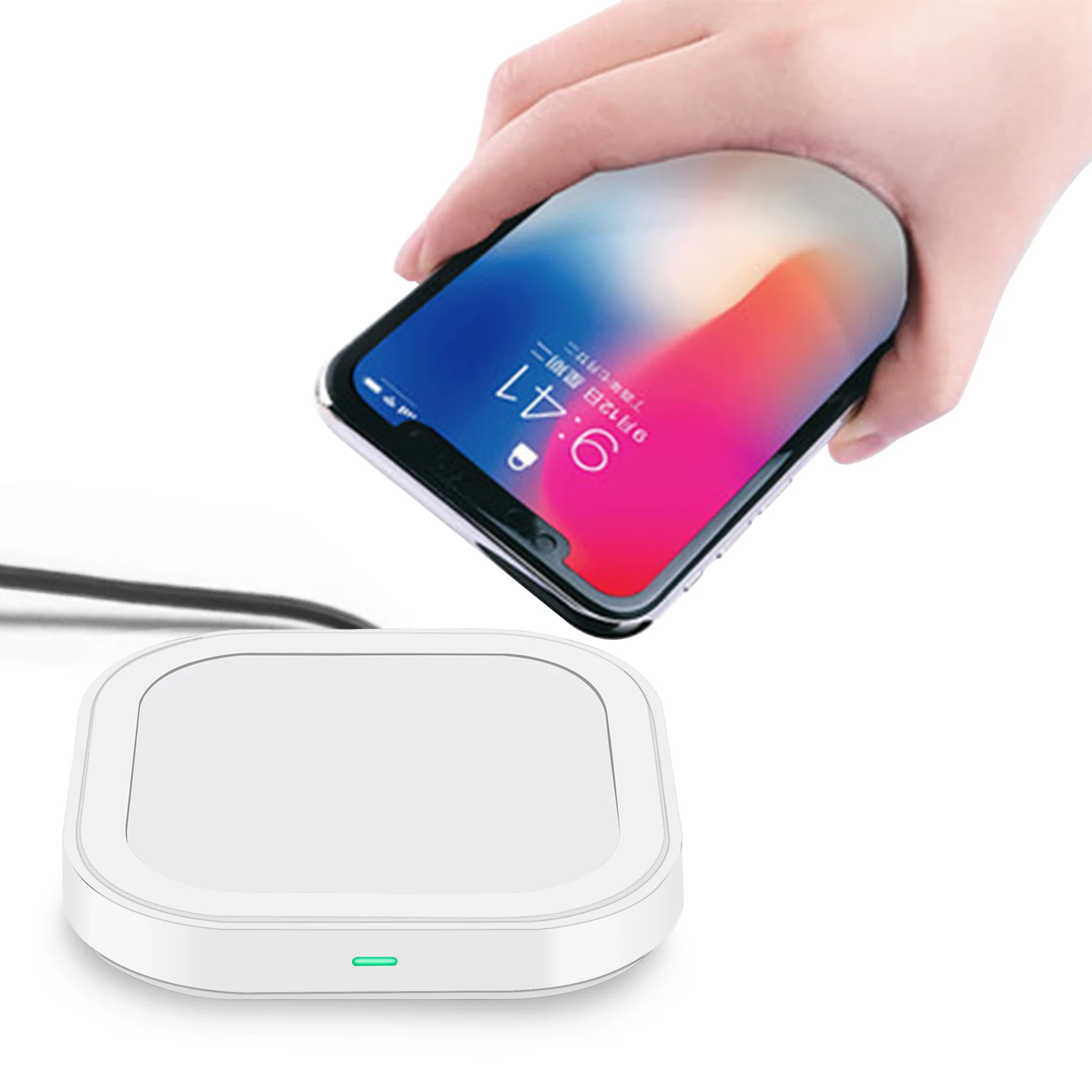 

Ockered 10W Qi Magnetic Wireless Charger For IPhone Thin Mobile Wireless Induction Charger For iPhone 12 Wireless Charging Pad