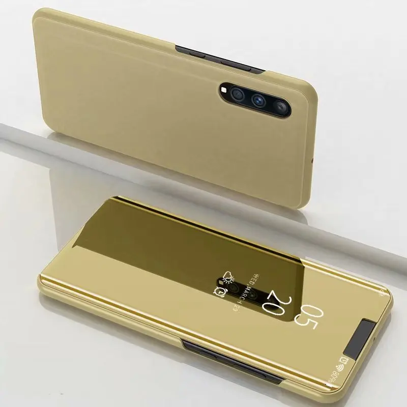 Для samsung Galaxy A50 чехол роскошное умное зеркало флип полная защита чехол для Galaxy A50 противоударный Fundas SM-A505FN Coque