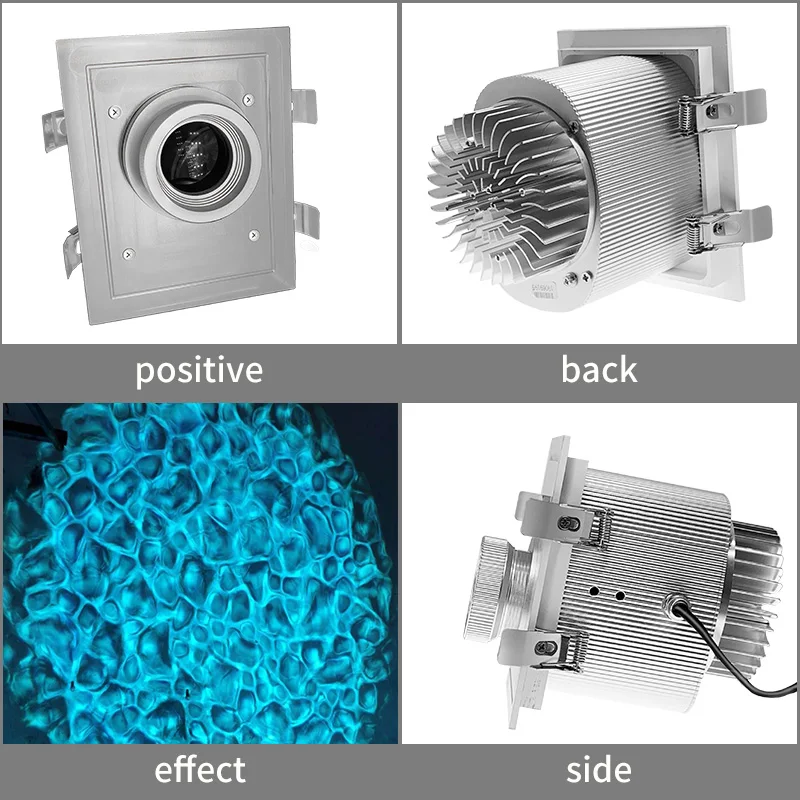 Многоцветный опциональный сценический 50 Вт Встроенный потолочный проектор с