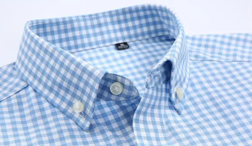 8XL Oversized Button Up Shirt Plaid 100% Cotton Mens Shirts Short Sleeve Casual Slim Fit Shirt Men Half-sleeved Korean Clothes