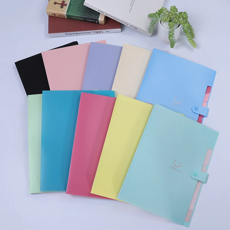 

1pc Folder A4 File Document Bag Pouch Bill Folder Holder Organizer Office Supplies document organizer Binder Carpetas