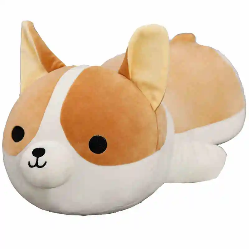 Kawaii Толстая корги Мягкая кукла большая Шиба ину плюшевая игрушка супер мягкая