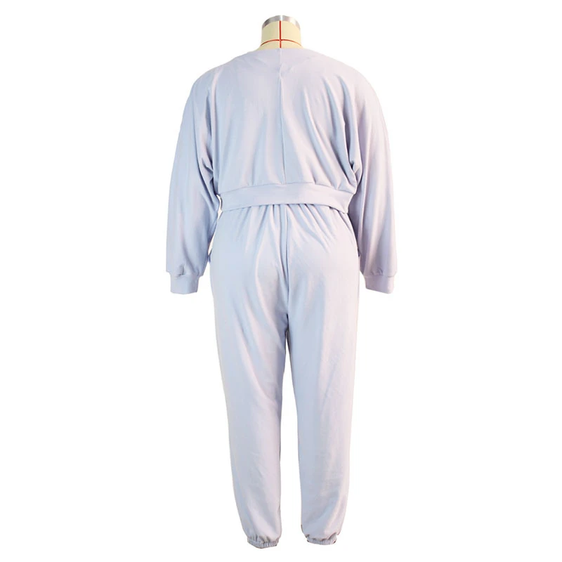 

Women Tracksuit 2 Piece Set Winter Long Sleeve Crop Top and Pants Sets Casual Joggers Plus Size Outfits Wholesale Dropshipping