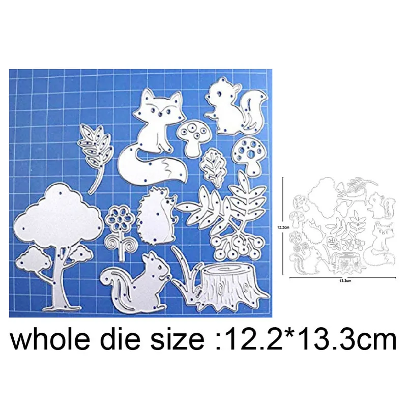 

metal cutting dies cut die mold Animals Set Flower Tree decoration Scrapbook paper craft knife mould blade punch stencils dies