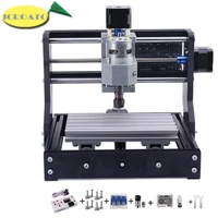 cnc 1610 pro grbl 1 1 mini cnc machine with offline control board3 axis pcb milling machine wood router working area 1610cm
