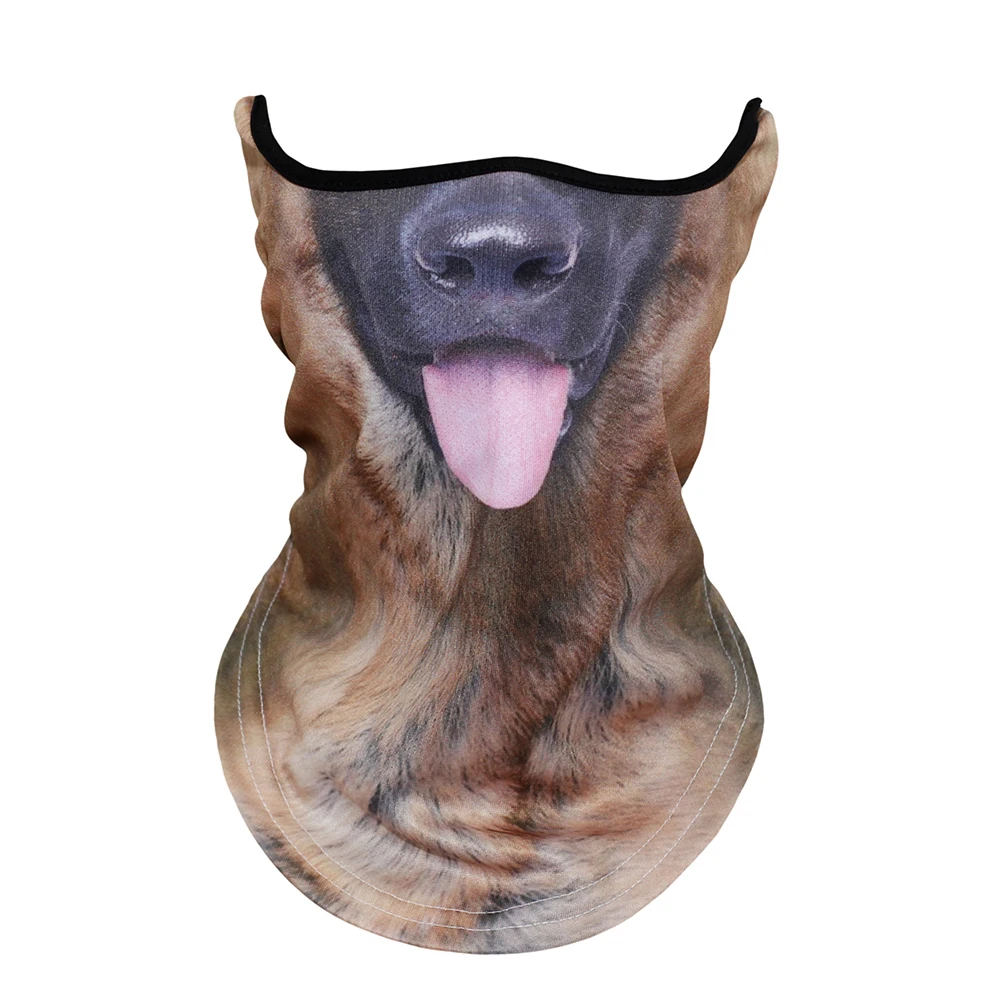Банданы с 3D рисунком животных мотоциклетная защита на половину головы унисекс