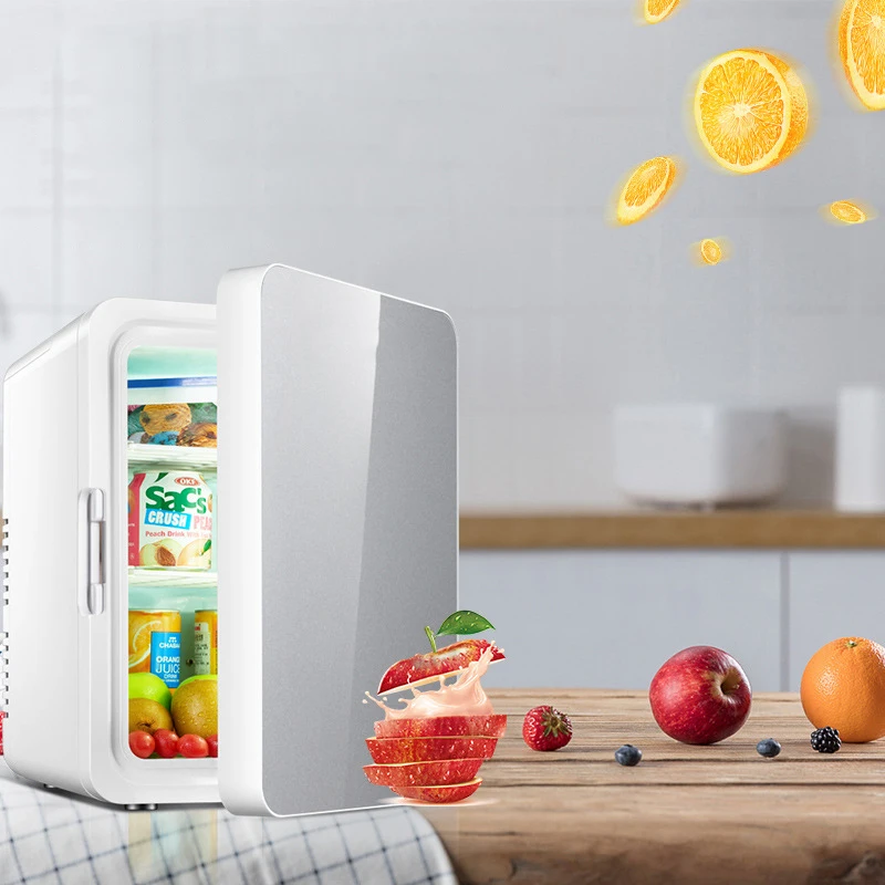 

12L Refrigerator Mini Refrigerator Student Dormitory Heating Cooling Box System Cosmetics Car Home Refrigeration Preservation 5