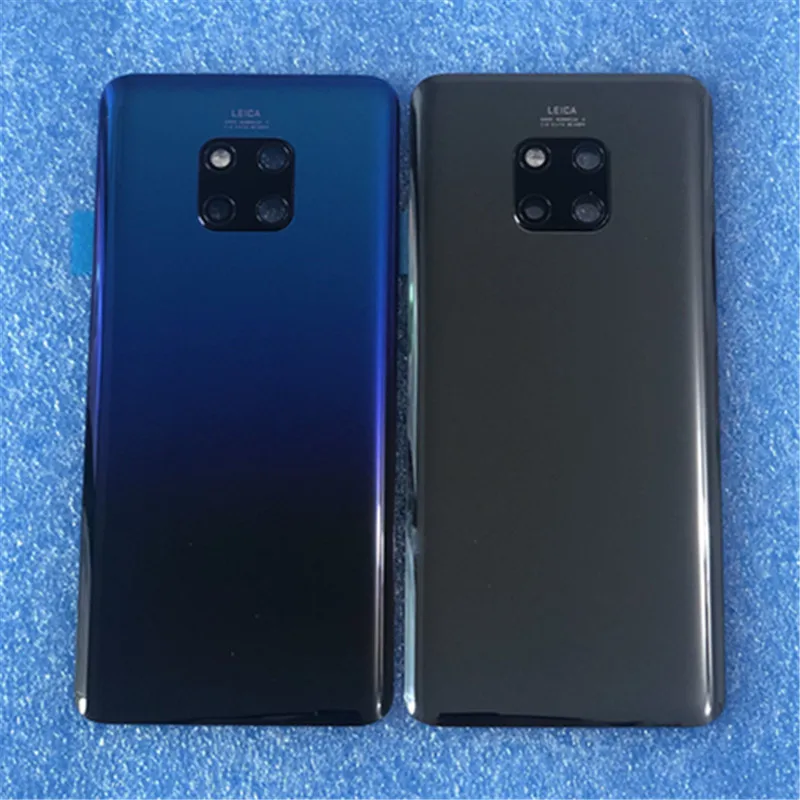 Для 6,3" huawei mate 20 Pro 3D стеклянная задняя крышка для батареи чехол Корпус+ рамка для камеры стеклянный объектив+ наклейка+ Инструменты