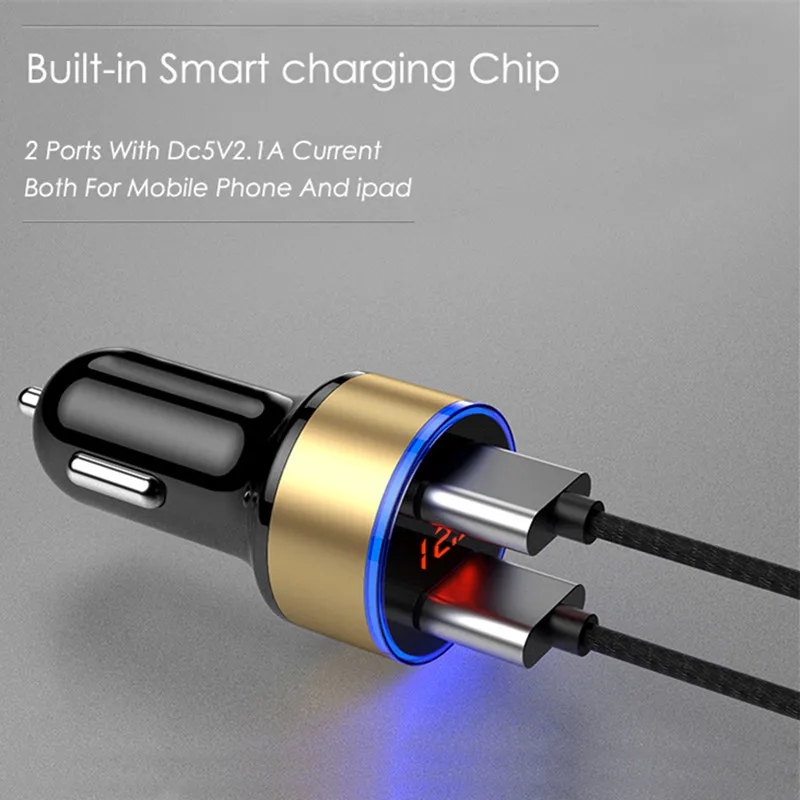 VIKEFON 3.1A мини USB Автомобильное зарядное устройство для мобильного телефона