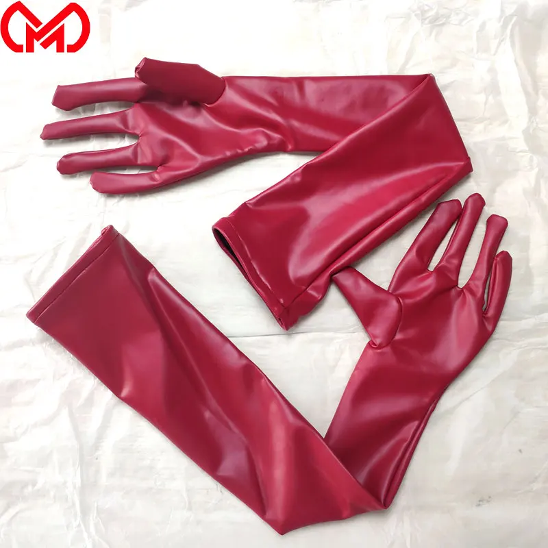 Женская сексуальная Длинная латексная перчатка эротическая одежда в стиле хип