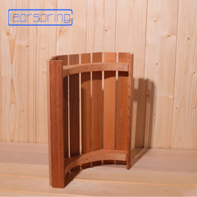 1 pcs A21104B Высокое качество сауна комната абажур для лампы с металлическим каркаксом из нержавеющей стали и деревянная уголовая стеклянный абажур света крышка для сухая сауна аксессуары - Цвет: 1 pcs A21104B