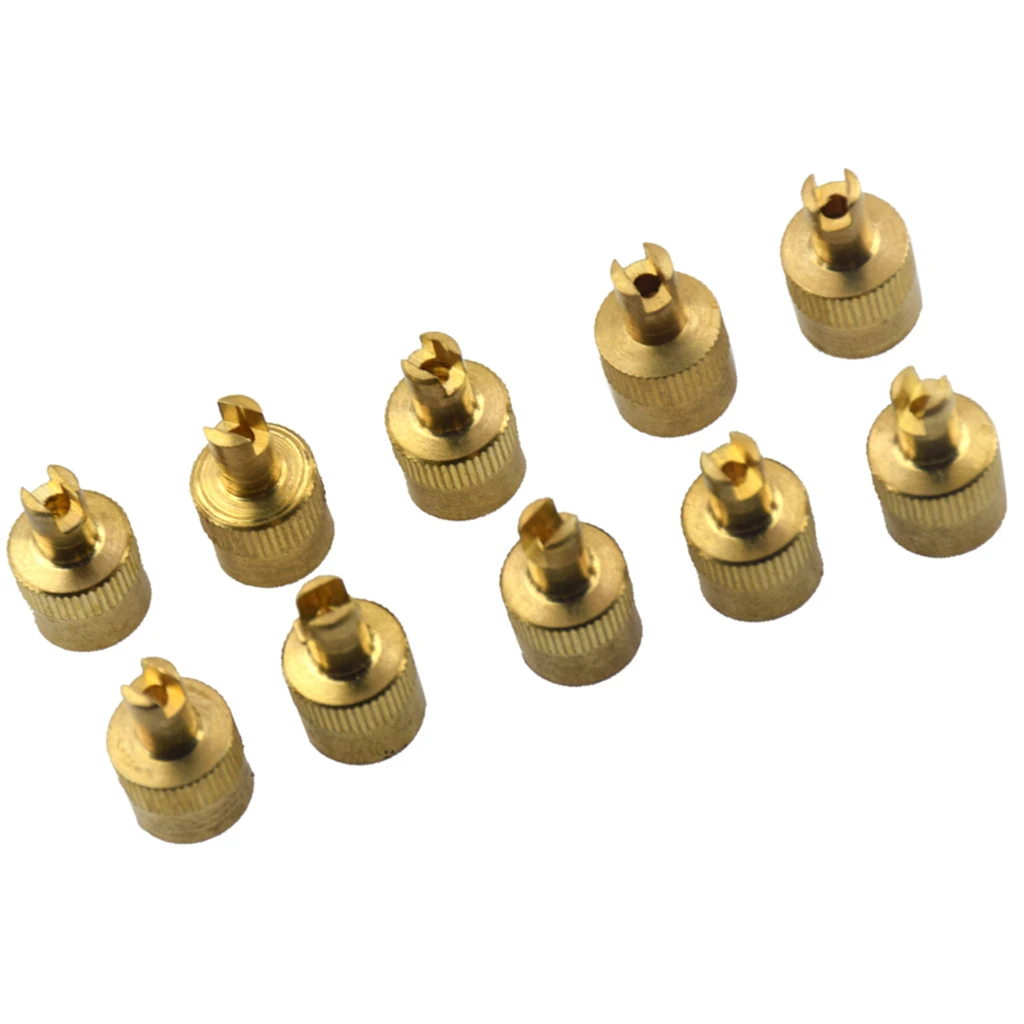 

10Pcs Slotted Head Car Motorcyle Tire Valve Stem Dust Cap Cover Remover Tool