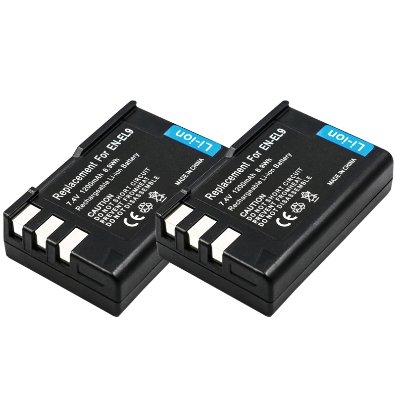 Аккумулятор EN-EL9A EN-EL9 EN EL9 el9a ENEL9A ENEL9 для Nikon D40 D40X D60 D3000 D5000 L15 аксессуары камеры |