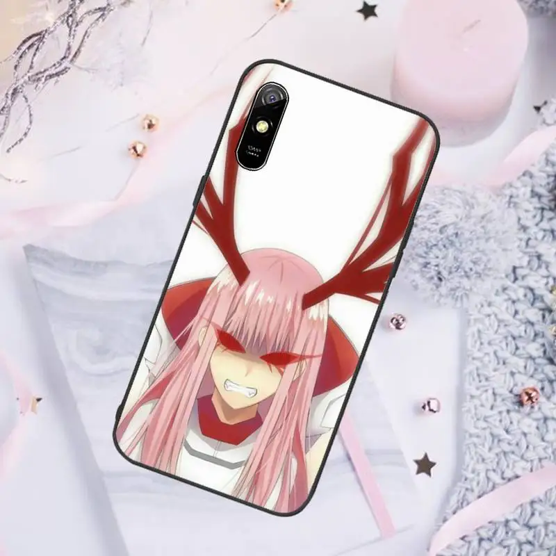 

Zero Two Darling in the Fran Anime Phone Cases For Xiaomi Mi Redmi Note 7 8 9 pro 8T 9T 9S 9A 10 Lite pro