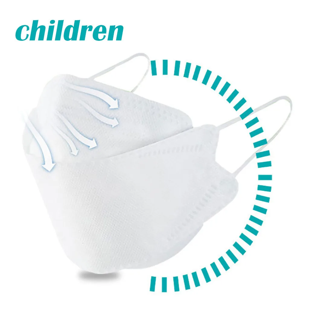 

5PCS Face Mouth Disposable Masks For Kids Outdoor Mask Prevention Non-Woven 3-Layers Face Kid Mask Mascarillas Happy New Year