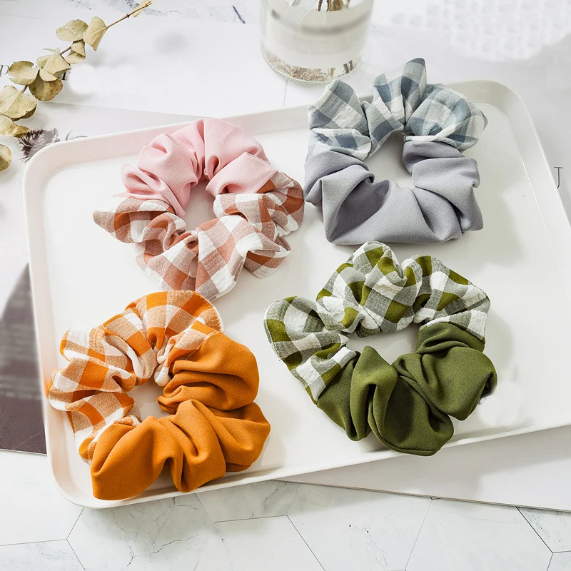 Новый Винтажный цветной зажим для волос мягкие эластичные резинки конский хвост