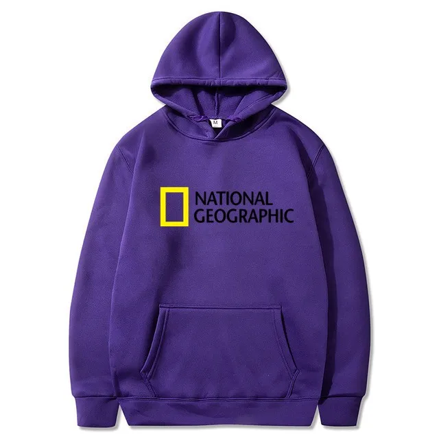 

Winter Fleece Hoodie National Geographic Print Hoodie Men Sportswear Gym Fitness Jogging Running pullover Sweatshirt Woman 2022