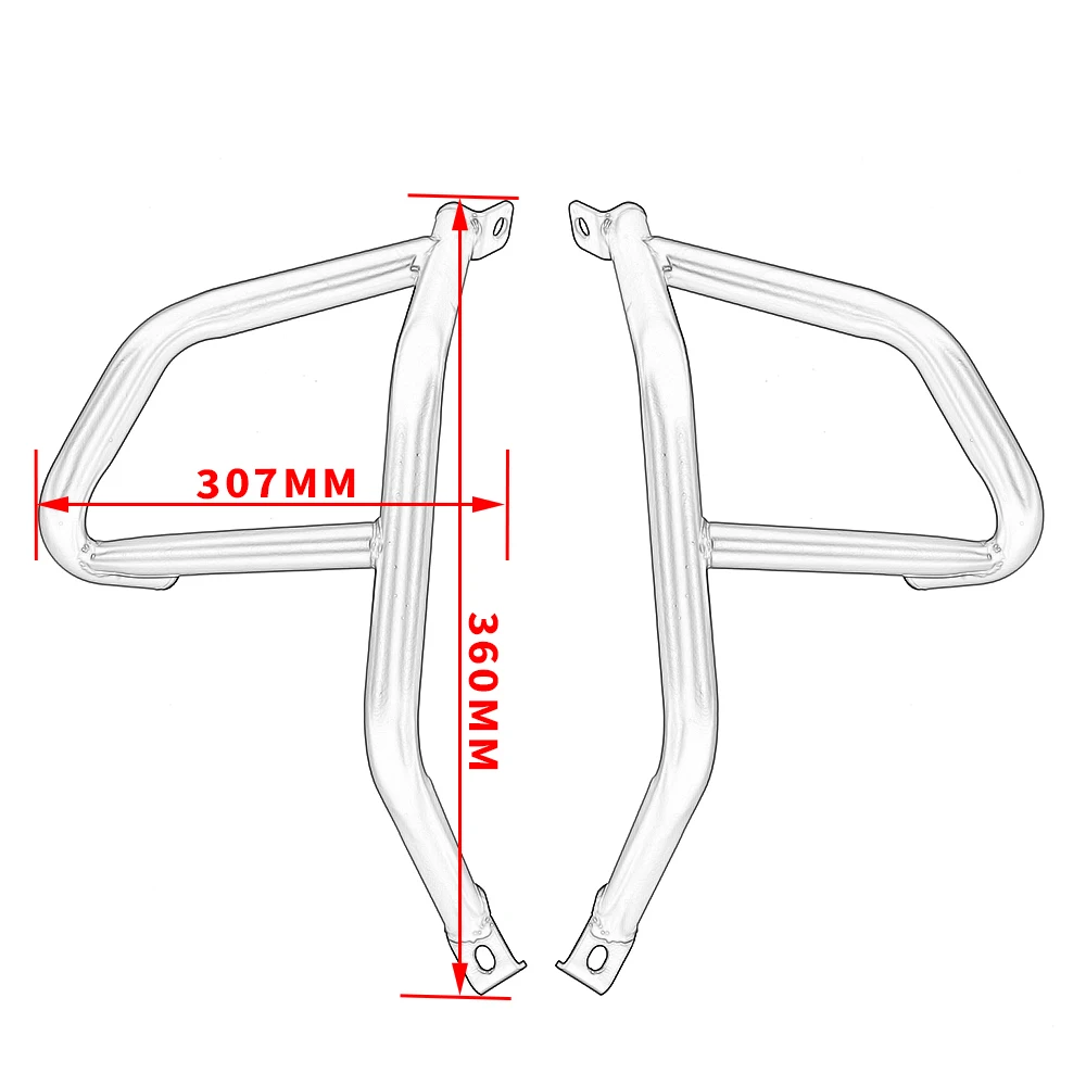 

for Kawasaki Ninja 400 Ninja 250 2018 2019 Engine Tank Protection Bar Guard Crash Bars Frame Bumper Ninja400 Ninja250