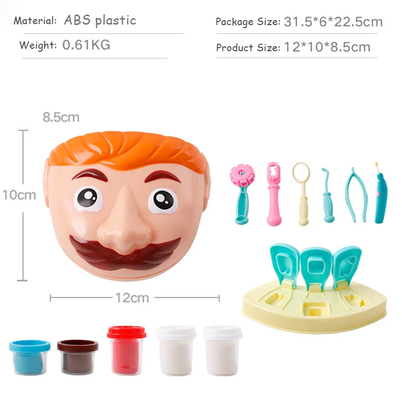 Дети ролевые игры доктор игрушка дантист проверка зубов модель набор