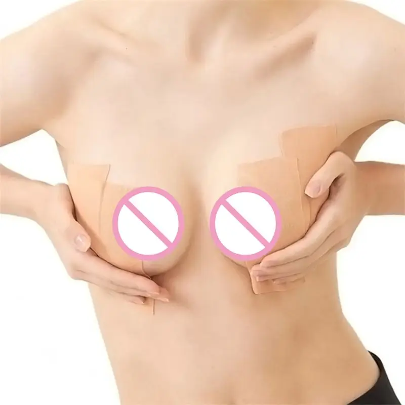 

Женская лента для увеличения груди, 5 пар одноразовых кружевных чехлов для сосков, набор, сделай сам, мгновенный пуш-ап стикер, невидимые про...