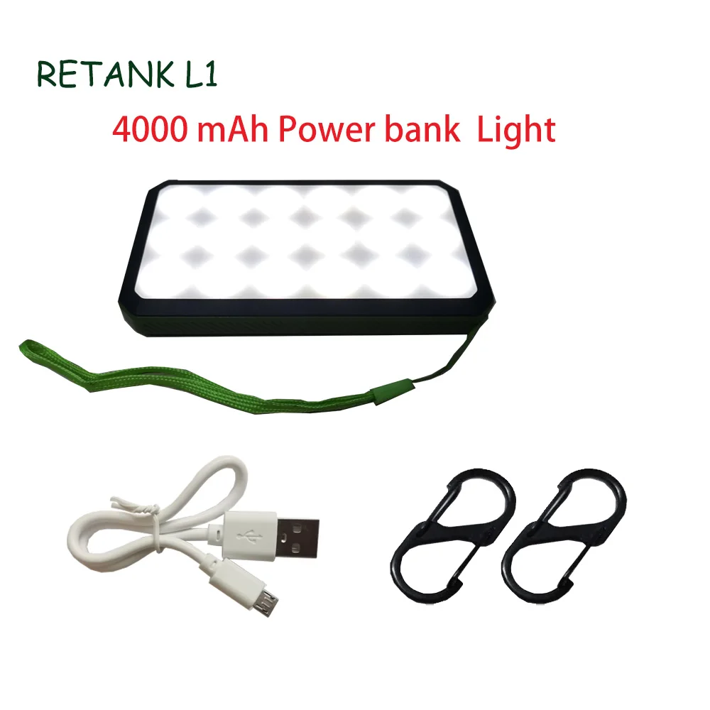 300 часов прожексветильник 2USB порта мощность банковская Лампа 18650 Lifepo4