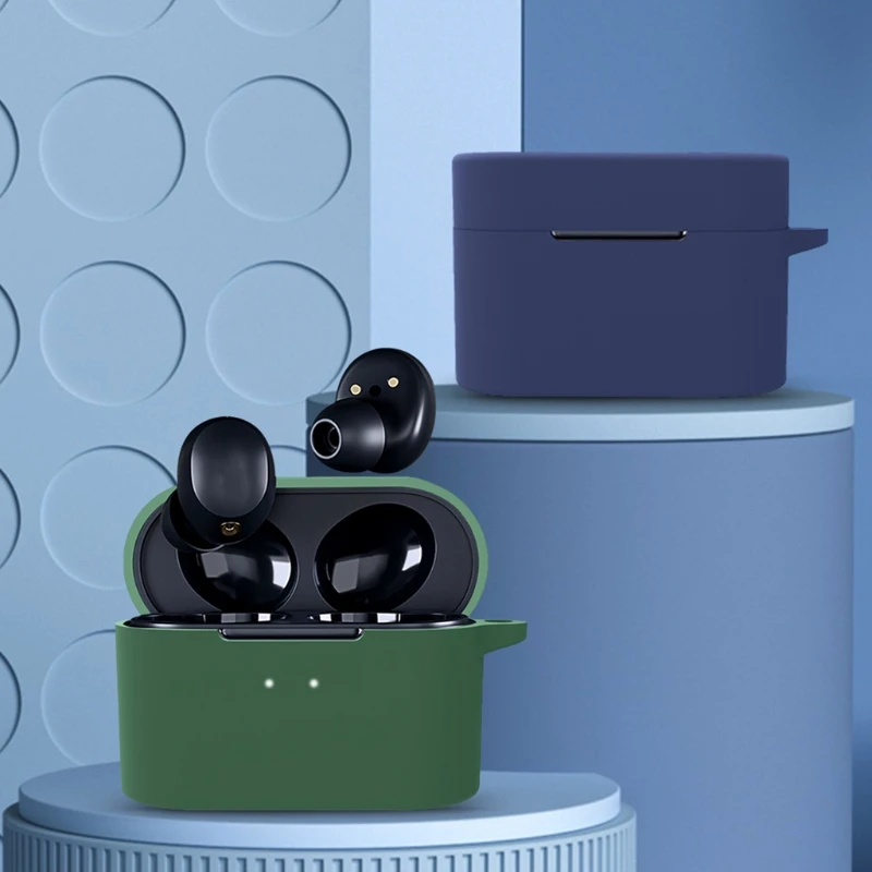 

Silicone Protective Cover Shell Anti-fall Earphone Case for QCY HT01 Wireless Bluetooth Earbuds