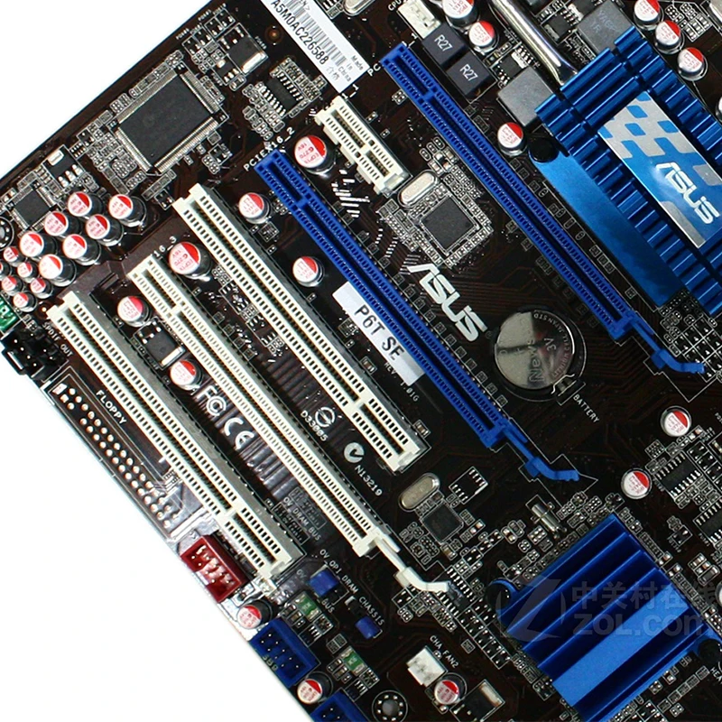 Материнские платы ASUS P6T SE LGA 1366 DDR3 24 ГБ для системной Intel X58 SATA II PCI E X16 б/у флеш память