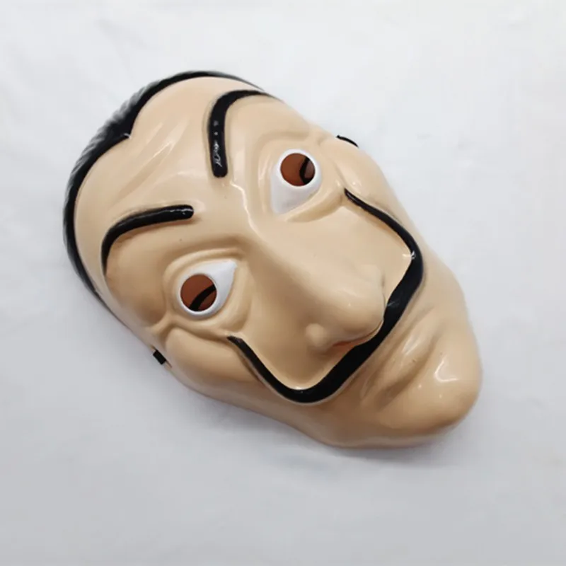 Маска на Хэллоуин бумажный дом La Dali пластик Casa De Papel маскарад забавные