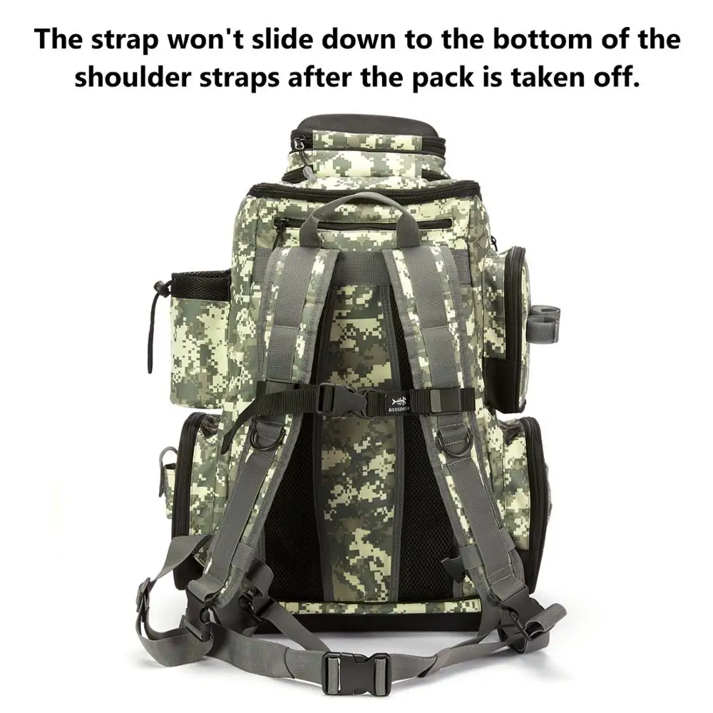 Bassdash регулируемый нагрудный ремень для рюкзака с пряжкой 2 шт.|Наружное