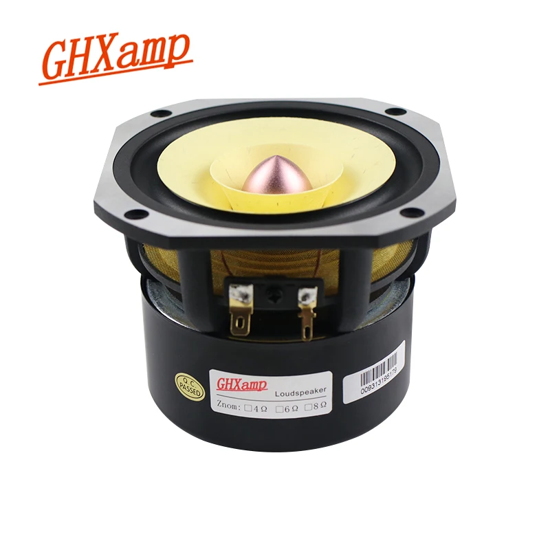 Ghxamp 4 дюймовый Полнодиапазонный динамик Ом 25 Вт Hifi полночастотный Громкий для