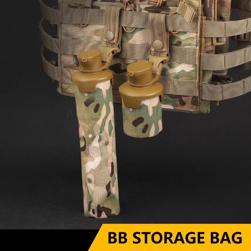 

Foldable BB Storage Bag Large Capacity Tactical Magazine Molle Pouch System Paintball Accessories Airsoft Shooting Organizer