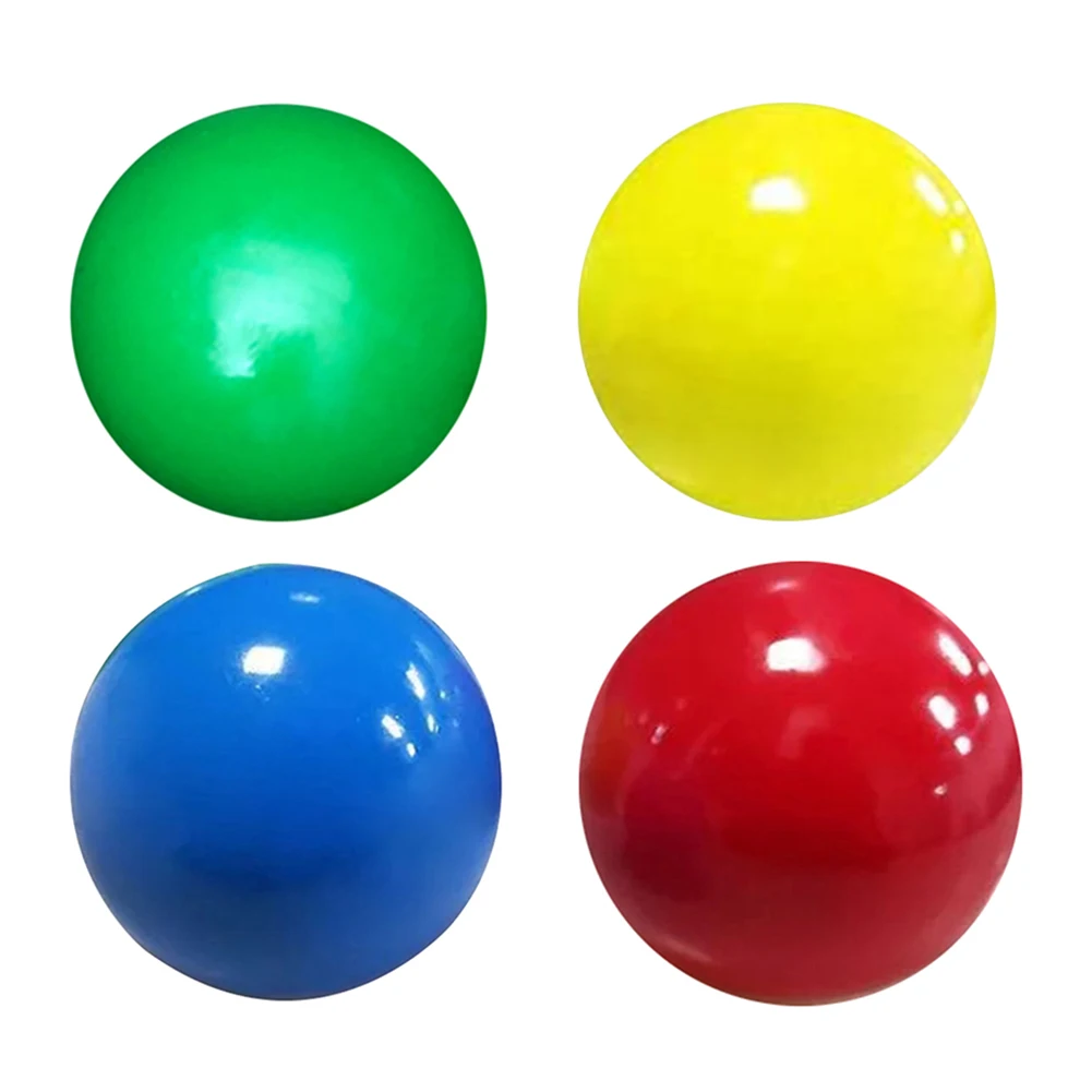 

6CM Stress Relief Toy Luminous Stick Wall Ball Decompression Target Catch Throw Ball Give Children Best Enlightenment Toy Gift