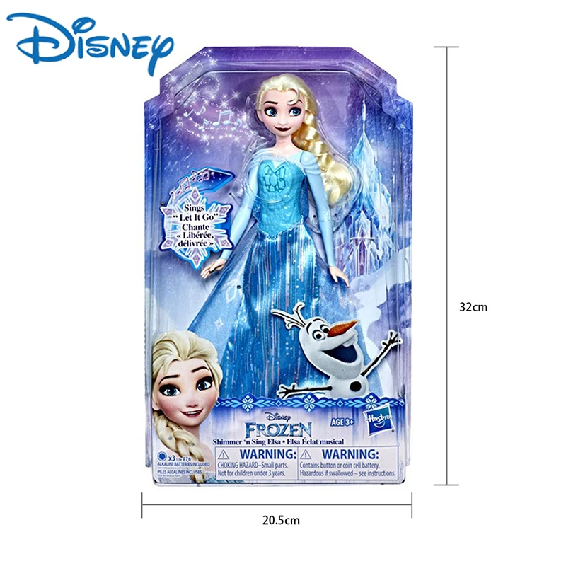 Оригинальная Музыкальная кукла Disney Холодное сердце 2 пение принцессы Эльзы Анны