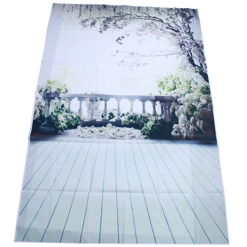 Фон для студийной фотосъемки с изображением цветов деревьев сада лофта 150x220