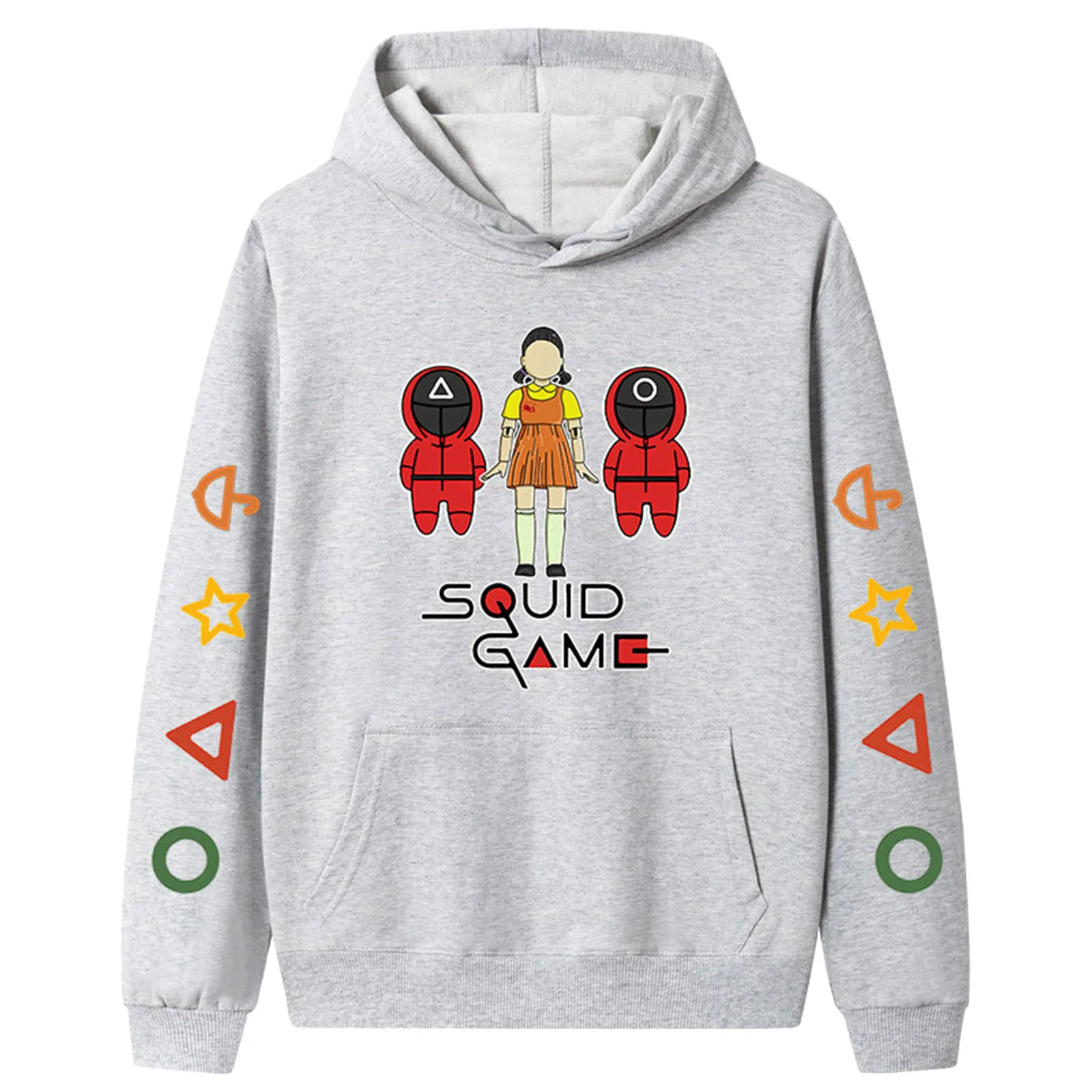 

Korea TV Squid Game Men/Women Sweatshirts Hoodies Pullover Cosplay Costume Hoodie Sweatshirt Round Six Tops Moletom Feminino