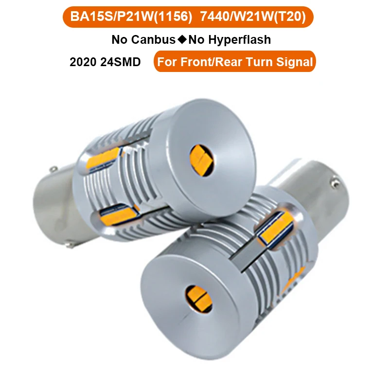 2x7440 W21W T20 светодиодный Amber CANBUS для Mercedes W203 W211 W204 W210 Benz BMW F10 E34 E30 F20 X5 E70 автомобильные