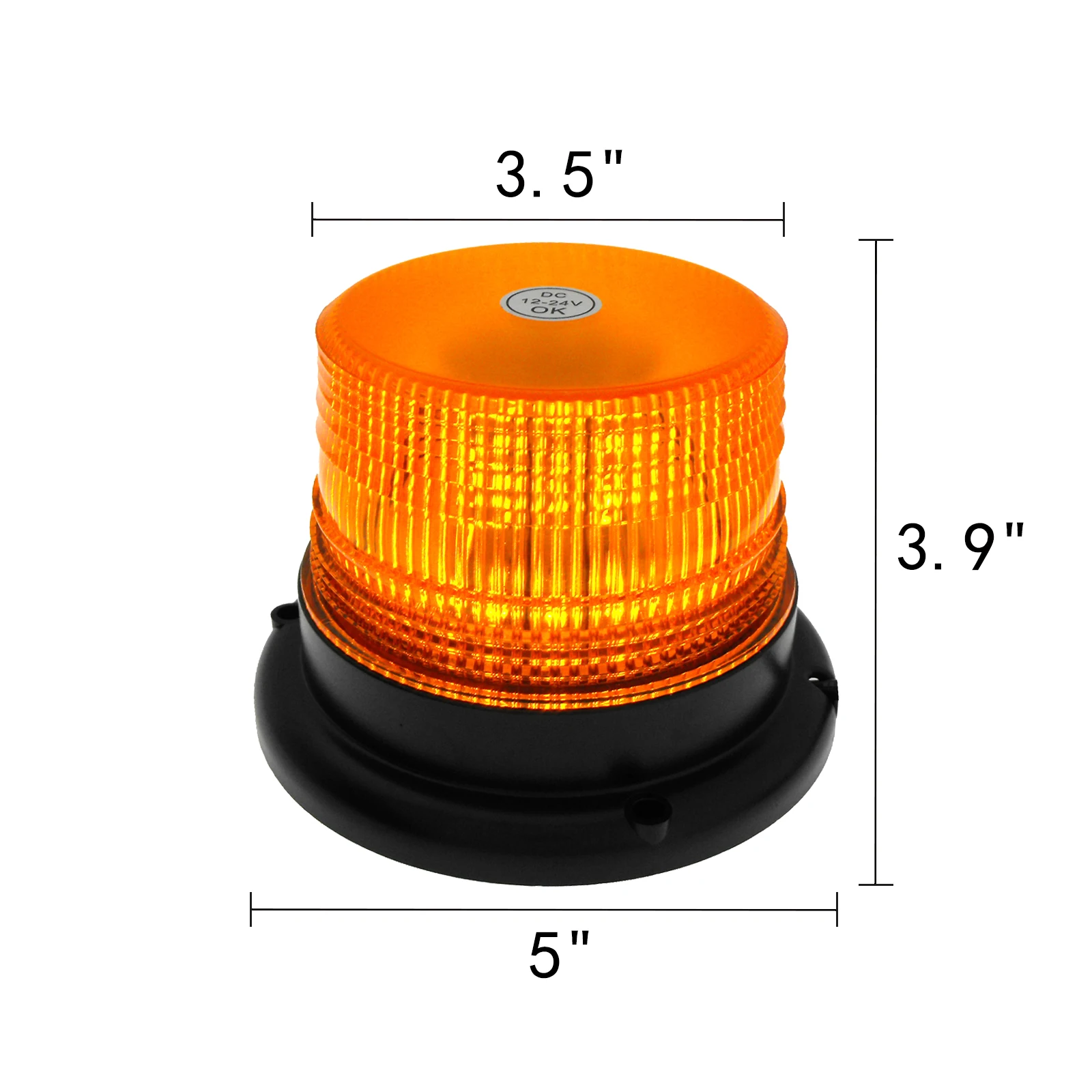 

Car Road Safety Light LED Rescue Lighting 40LED 16ft Magnetic Headlamp Straight Wire for Vehicle Forklift Tractor Golf Cart