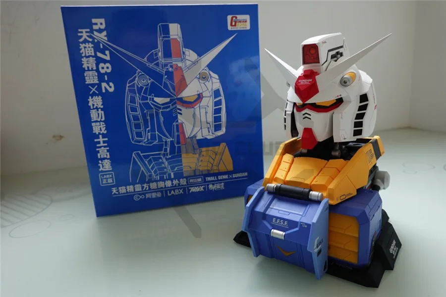 Комиксов клуб LABX E-MODEL модель Gundam 1:35 RX-78-2 воина гундама голова бюст игрушка в подарок фигурку
