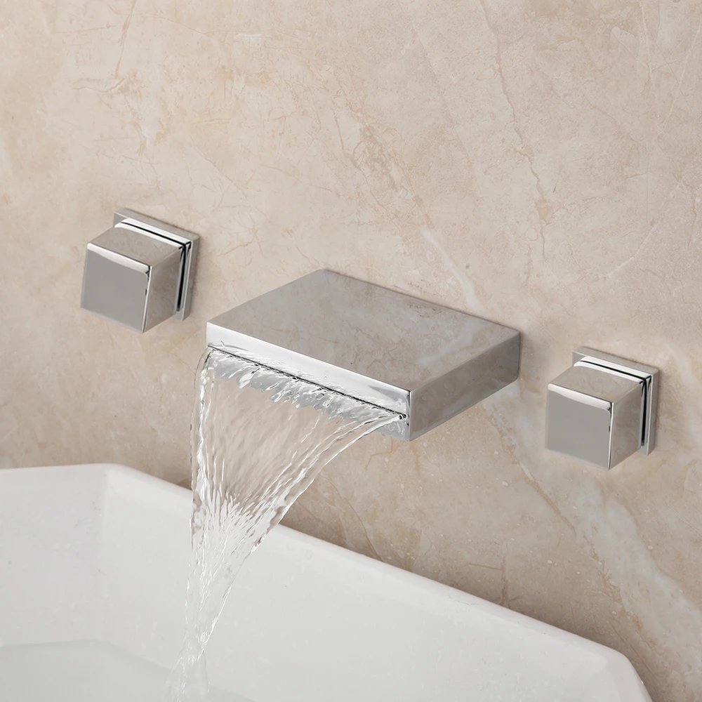 Смеситель для ванны из твердой латуни 3 шт. | Обустройство дома