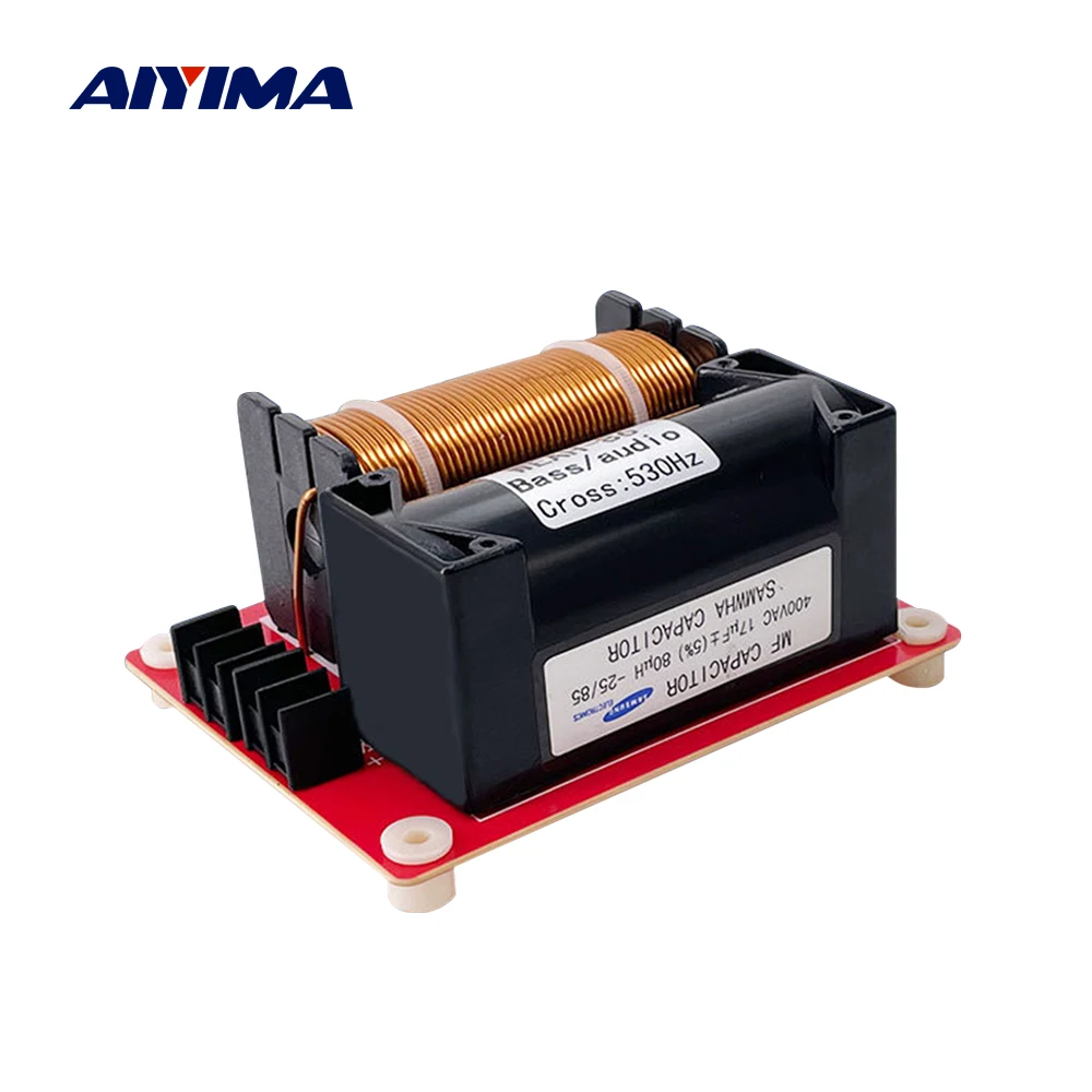 AIYIMA 500 Вт сабвуфер делитель частоты профессиональный бас фильтр для домашнего