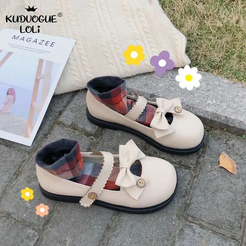 Женские туфли в стиле &quotЛолита&quot кавайные женские с закрытым носком оксфорды