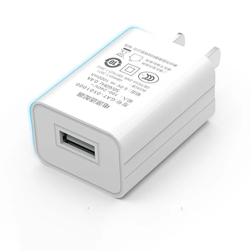 Зарядное устройство USB Quick Charge 5V 1A/5V 2A американский стандарт штепсельная Вилка для