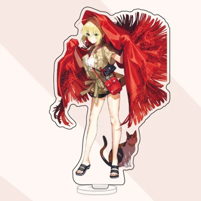 Фигурка для стола из акрила с моделью меча Fate/Grand Order Okita Souji Artoria Pendragon Sbaer Nero Claudius BL.