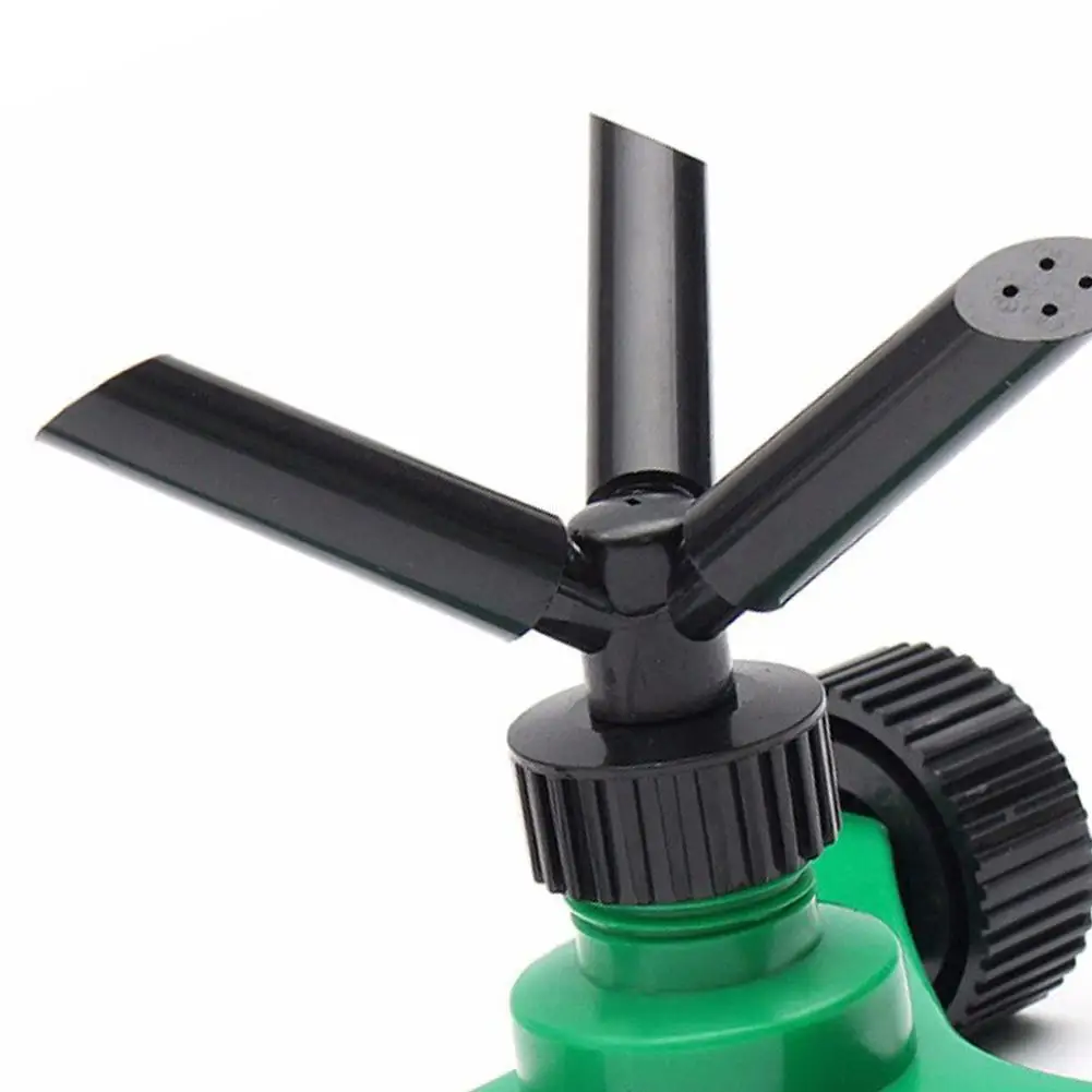 Three-fork Rotary Sprinkler With Wheels Watering Tri-outlet Rotating Sprinklers Garden High Quality | Дом и сад