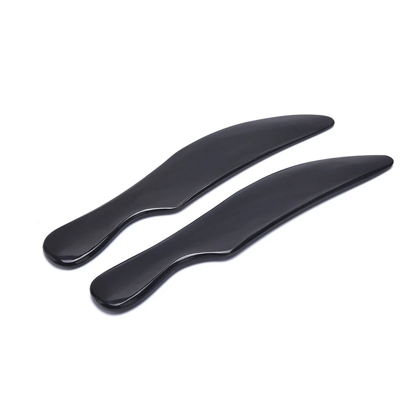 

Black Gua Sha Board Buffalo Horn Gua Sha Board Guasha Therapy Scraper Scraping Plate Back Massage Medicine Care Tool