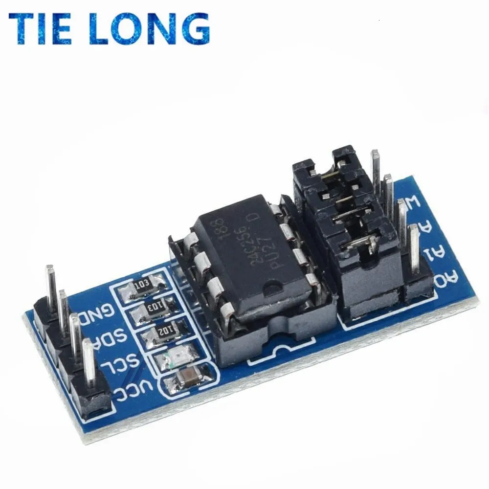 Новый интерфейс AT24C256 24C256 I2C EEPROM модуль памяти для arduino | Электронные компоненты и