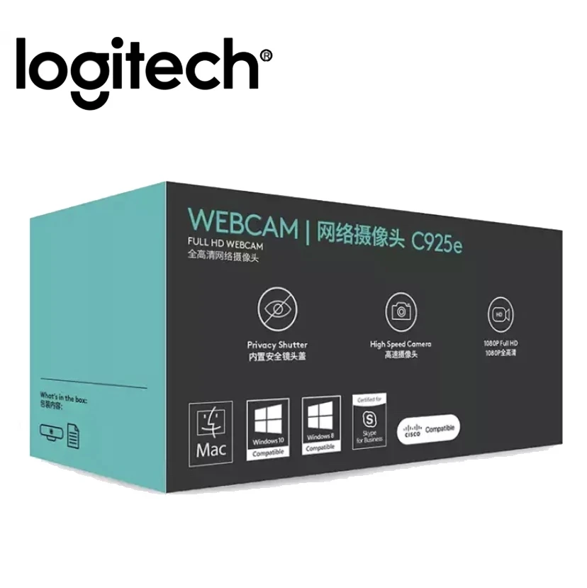 Новый оригинальный Logitech C925e 1080p HD веб-камера Автофокус USB камера со встроенным