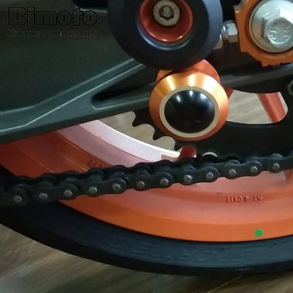 

BJMOTO 6MM 8MM 10MM Motorcycle Swingarm Spools Slider For Yamaha BMW Honda Ducati Triumph Suzuki Kawasaki Frame Stands Screws